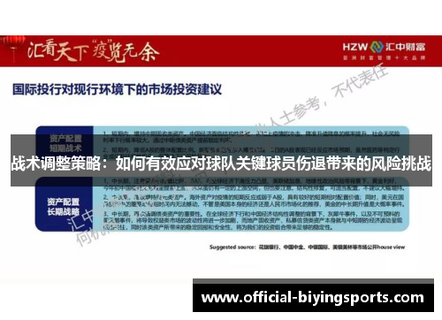 战术调整策略：如何有效应对球队关键球员伤退带来的风险挑战