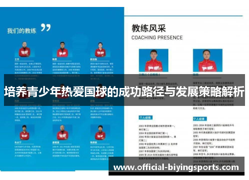 培养青少年热爱国球的成功路径与发展策略解析